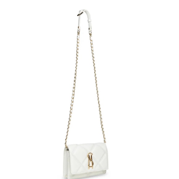STEVE MADDEN ‘BENDUE’ WHITE CROSSBODY PURSE - BNWT - Picture 2 of 13